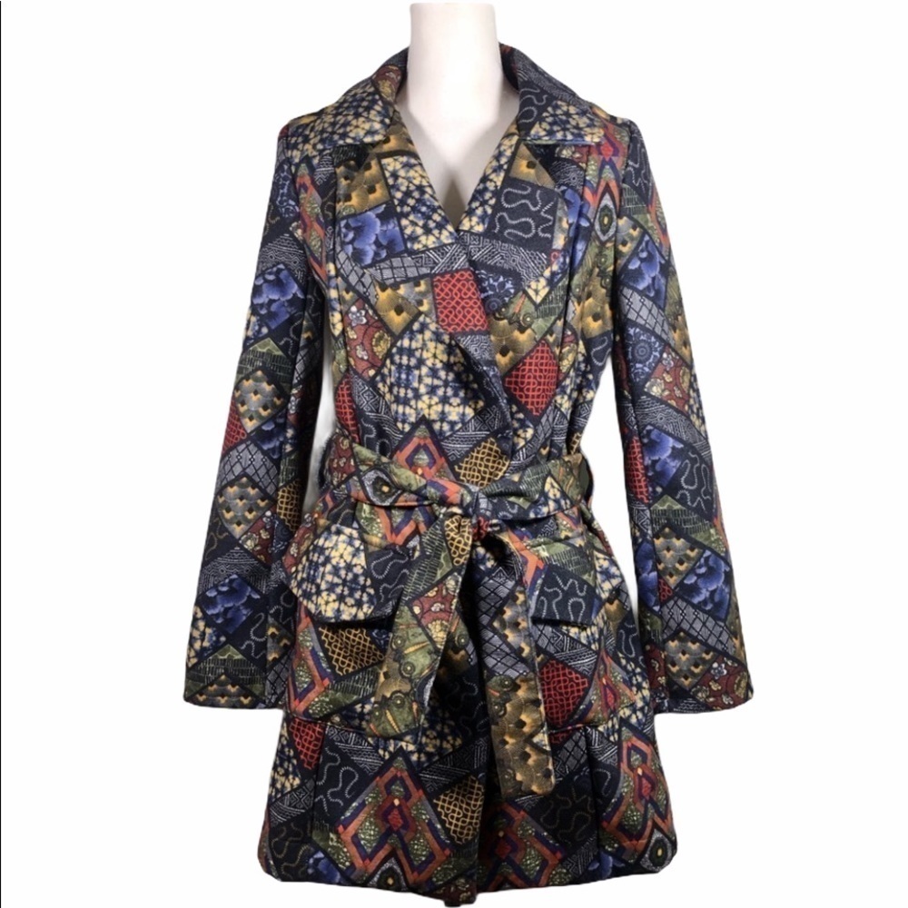 Naoko Wool Cashmere Belted Jacket Coat